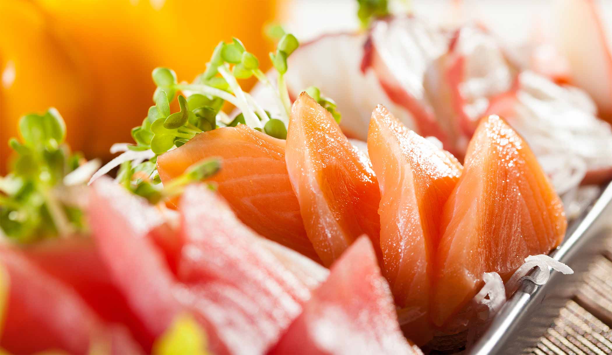 sashimi på lax
